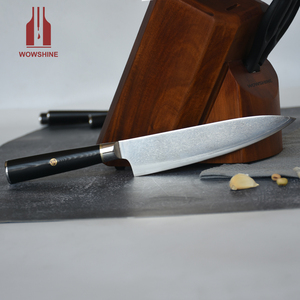 Ensemble <span class=keywords><strong>de</strong></span> couteaux <span class=keywords><strong>de</strong></span> <span class=keywords><strong>cuisine</strong></span> <span class=keywords><strong>Pro</strong></span> 6 pièces ensemble <span class=keywords><strong>de</strong></span> couteaux japonais ultra tranchants à haute teneur en carbone noir - Product Image 5