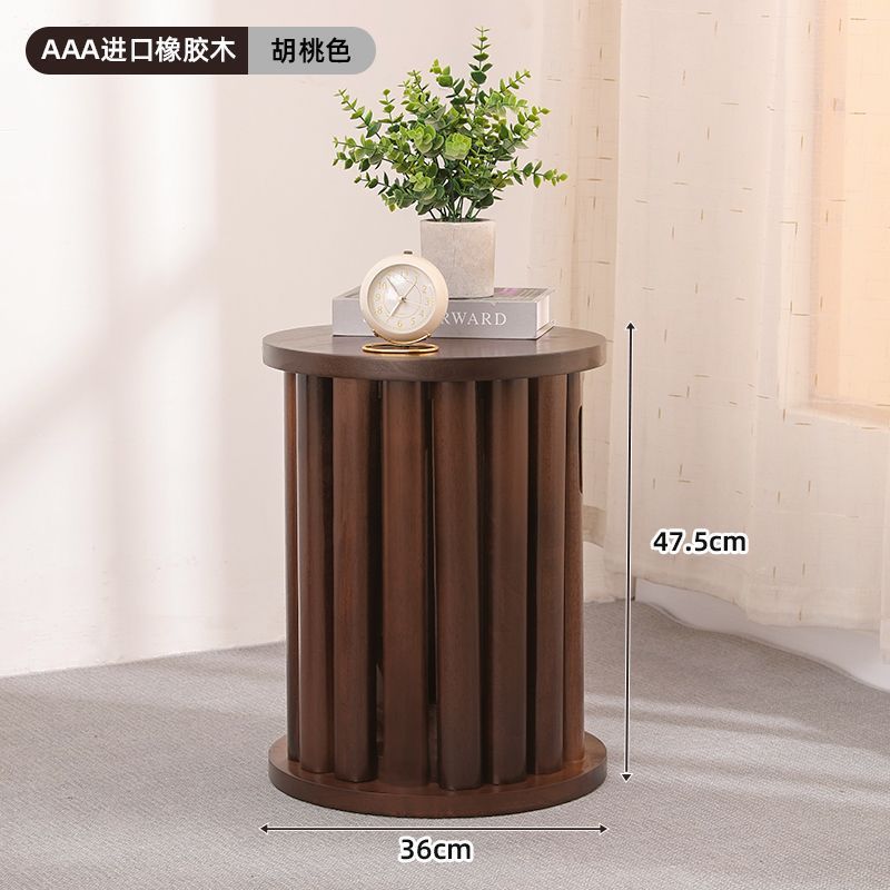 [Four stacked] Walnut color