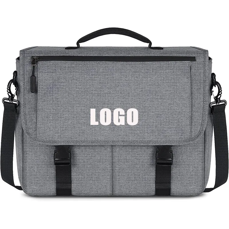 Custom Business Travel Messenger Bags 14 15.6 inch Computer Crossbody Shoulder Bags Portable Notebook Sleeves Laptop Bags Covers