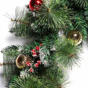 Guirnalda Navideña de PVC de Lujo de 270 cm con Decoración de Bolas, Artículos de Fiesta para Decoración del Hogar, Diseño en Oferta - Product Image 5