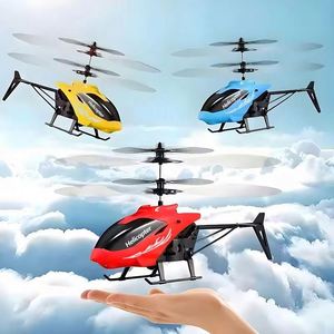 ของเล่นเฮลิคอปเตอร์บังคับวิทยุ2.4G ความสูงคงที่2ช่องรีโมทคอนโทรลเครื่องบินเฮลิคอปเตอร์ของเล่นบังคับวิทยุสำหรับเด็กผู้ใหญ่ - Product Image 3