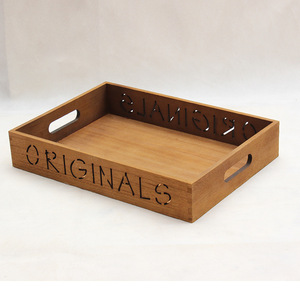Originals Wooden <b>Storage</b> <b>Tray</b> Rectangle Multifunction Office Organizer Unfinished - Product Image 1