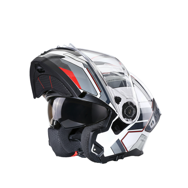 DFG Aura 2026 New Modular Flip up Motorcycle Helmet DOT Certified ABS Material Dual Visor Ventilation System for Men Women