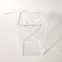 Boîte de présentation magnétique en acrylique transparente, écologique et anti-UV pour collection de cartes One Piece TCG OP17 Booster Box