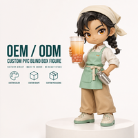 Ensemble de figurines Trend Culture Toy Custom Maker Mystery Packing Line Six Regular Plus Chase pour le développement de marques indépendantes