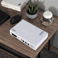 Grosir Pabrik Mini DC-UPS Catu Daya Satu Fasa 8800mah-20800mah Baterai Lithium Cadangan 18W-36W UPS untuk Router WIFI