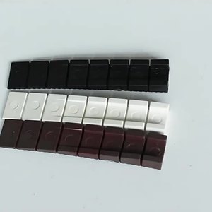 Trapezoidal Durable Plastic Cabinet Foot <b>Pads</b> Anti-Slip Furniture Leveling <b>Pads</b> for Wardrobes and Cabinets GQK - Product Image 1
