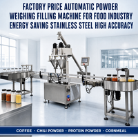 Machine de remplissage automatique de poudre à prix d'usine pour l'industrie alimentaire, économe en énergie, en acier inoxydable, haute précision
