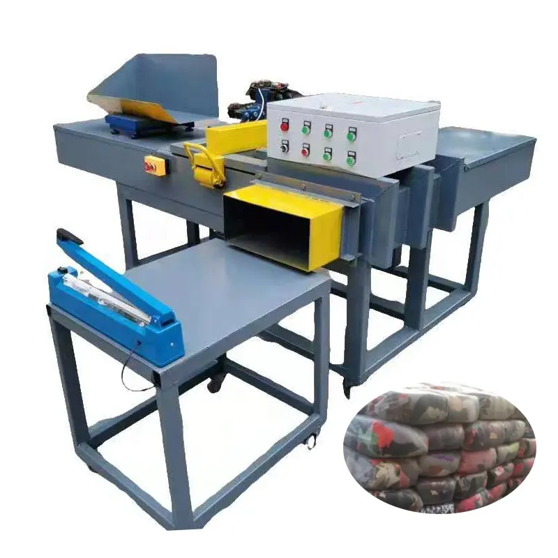 Waste cotton fabric recycling machine used clothing baler second hand clothes packing pressing machine