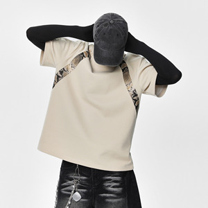 T-shirt imprimé Bapees tendance pour homme <span class=keywords><strong>Kaleo</strong></span> de haute qualité, nouveau style, chemise décontractée de sport, coupe ample et chemise courte - Product Image 3