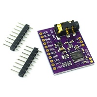 PCM5102 PCM5102A DAC papan suara kartu pHAT 3.5mm Stereo Jack 24 Bits modul Audio Digital untuk Raspberry Pi di luar