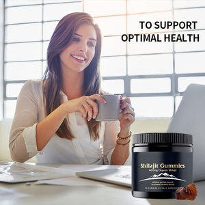 Solilan lal organik 600mg himalaya Shilajit Gummy takviyesi OEM özel etiket 85 + yetişkinler için iz mineraller Fulvic asit - Product Image 3