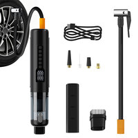 Aspirateur sans fil portable, pompe à ballon 150 psi, compresseur d'air pour voiture, gonfleur de pneus, pompe électrique pour ballons et pneus avec éclairage