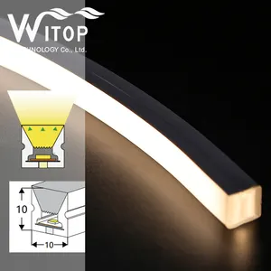 LEDフレキシブルネオンストリップ1010サイズシリコンランプ天井埋め込み式メインランプなし10 * 10MMリニアランプミニチュアリニアライトba