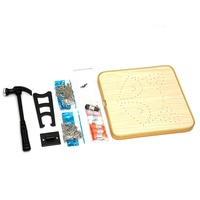 Kit d'art de la ficelle fait à la main unisexe unique en bois d'aloès pour la décoration de la maison cadeau déco boîte en carton incluse