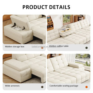 ميزة Lawrence جديدة بدون اعتماد على الجدار للمساحة بحجم غرفة المعيشة ، مصنوعة من القماش وتعمل بالكهرباء - Product Image 3