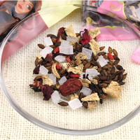 Thé aux herbes chinoises à la rose et au gingembre avec du ginseng, saveur naturelle, pour les inconforts menstruels, les teints terne, les mains et les pieds froids