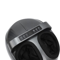 Masseur de pieds électrique à compression d'air, pétrissage, rouleaux vibrants, chauffage, shiatsu