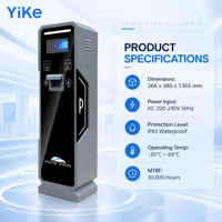 Kiosque de gestion du stationnement intelligent, terminal de paiement automatique avec écran LCD HD de 10,1 pouces, lecteur de cartes RFID et imprimante de tickets
