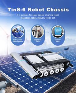 แชสซีรถถังหุ่นยนต์โลหะ RC แบบมีรางเลื่อนขนาดเล็ก พร้อมรางพลาสติก <span class=keywords><strong>2</strong></span> มอเตอร์ สำหรับฐานหุ่นยนต์ RC TINS-6 - Product Image 5