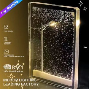 Giáng Sinh Quà Tặng Sáng Tạo Lãng Mạn Bông Tuyết Máy Tính Để Bàn Trang Trí Nội Thất Tuyết Đêm Ánh Sáng Đường Phố <span class=keywords><strong>LED</strong></span> Tự Làm Tuyết Bảng Đèn - Product Image 1