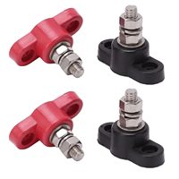 Barre de distribution de puissance en acier inoxydable 1/4 5/16 3/8, barre omnibus de batterie, goujon de distribution isolé simple pour installateur professionnel