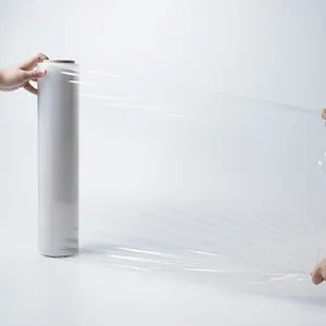 Pangda alta pellicola trasparente avvolgente pellicola stretch roll China pellicola Stretch per uso macchina