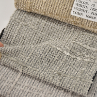 Tissu en gros 100% polyester velours uni, tissu d'ameublement chenille pour canapé et textile de maison