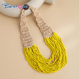 Nouveau collier de gland perlé de graine de série de Style de Noël de Style ethnique pour les femmes de haute qualité prêt à expédier - Product Image 4