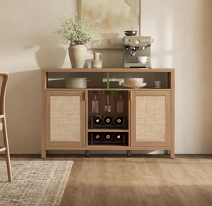 Aparador Blanco para Cocina con Puertas, Mueble Moderno para Cafetería, para Comedor y Sala de Estar - Product Image 3