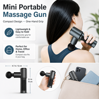 Nouveau mini pistolet de massage rotatif robotisé PRO Percussion Logo pour les muscles du visage et du corps, massage profond des tissus