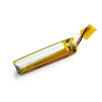 Pochette de batterie au lithium polymère cylindrique rechargeable 3.7v 130mah Ion 08310