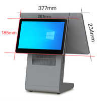 Nouveauté : Caisse enregistreuse tactile 15,6 pouces avec imprimante thermique intégrée, machine de facturation POS pour restaurant, commerce de détail
