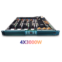 Amplificateur de scène numérique de classe D stéréo Audio professionnel de grande puissance 1U amplificateurs de son à quatre canaux 4*6500W pour l'extérieur