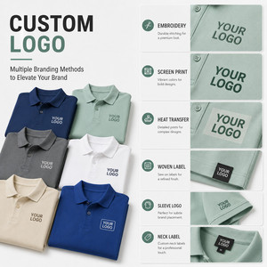 Polo unisexe personnalisé avec logo – Qualité supérieure pour hommes et femmes – Vente en gros – Tenue décontractée professionnelle pour équipes de golf – Plusieurs couleurs – Marque privée OEM - Product Image 2