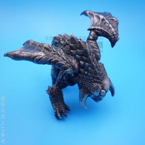 Figurine de monstre en métal, nickel antique, décoration de bureau, modèle personnalisé en acier inoxydable, sculpture animale, cadeau d'affaires - Product Image 1