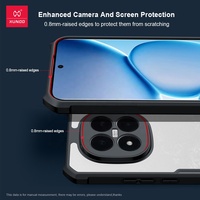 Coque Xundd pour Redmi Note 15 Pro 5G Airbag coque antichoc TPU + acrylique couverture arrière transparente pour Redmi Note 13 14 15 Pro Plus