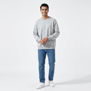 Nouvel arrivage de vêtements décontractés, sweat-shirt unisexe grande taille, couleur unie, poids lourd, hiver, livraison DDP - Product Image 1