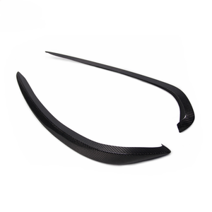 Cla45 véritables canards de brouillard de carbone pour mercedes-benz classe <span class=keywords><strong>Cla</strong></span> W117 <span class=keywords><strong>Amg</strong></span> <span class=keywords><strong>A45</strong></span> 2014-16 Kits de carrosserie automatique de <span class=keywords><strong>s</strong></span>éparateur de pare-chocs avant en Fiber de carbone - Product Image 3