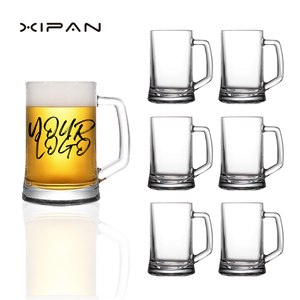 Commercio all'ingrosso classico personalizzato 22oz addensare forti boccali di <span class=keywords><strong>birra</strong></span> infrangibili in vetro boccali di vetro per bibite e bibite vetro per <span class=keywords><strong>birra</strong></span> con manico - Product Image 1