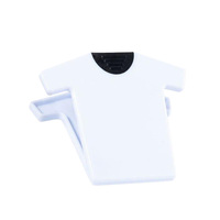 Clip magnétique créatif en forme de chemise, porte-logo personnalisé pour réfrigérateur, casier, classeur et bureau