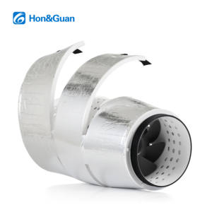 Ventilateur de gaine <span class=keywords><strong>silencieux</strong></span> à flux mixte Hon&Guan 8 pouces Eco-Watt, en plastique, <span class=keywords><strong>silencieux</strong></span>, 746Pa, 100-240V, moteur EC, <span class=keywords><strong>extracteur</strong></span> <span class=keywords><strong>d</strong></span>'<span class=keywords><strong>air</strong></span>, crochet - Product Image 4