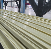 Pultruded Fiberglass PU Sliding Window Frame Profile Low Uvalue Composite Extrusion for Passive House Energy Efficient Buildings