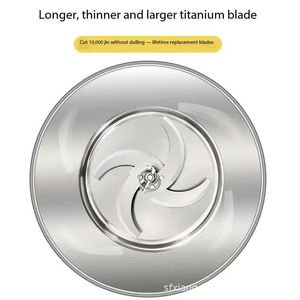 Tritovagliatore vegetale industriale in acciaio inossidabile-affettatrice elettrica per taglierina elettrica diretta multifunzionale tritovagliatore - Product Image 5
