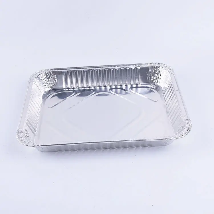 Aluminum foil pan disposable food trays bbq grill plates foil box food container