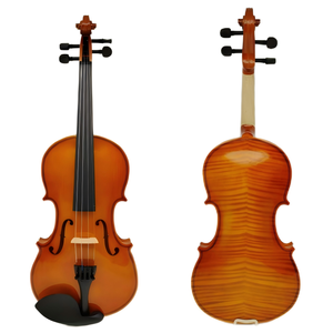 Chuyên nghiệp 4/4 Tiger Sọc nhiều lớp ván ép người mới bắt đầu violin vân sam thanh Tiger khuôn mẫu sơn bóng mờ Violin - Product Image 2