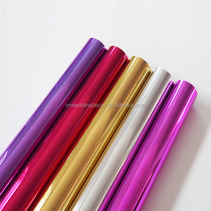 Fancy Plastic Waterproof Shiny Gold PVC Aisle <strong>Runner</strong> Wedding Stage Mirror <strong>Carpet</strong> - Product Image 3