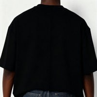 T-shirt décontracté pour homme avec graphismes de logo personnalisés, coupe ample et ajustée, t-shirt surdimensionné