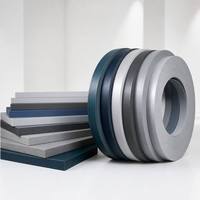 Bande de chant PVC personnalisée, écologique, à haute performance, finition mate effet bois, pour la fabrication de meubles dans les pays en développement
