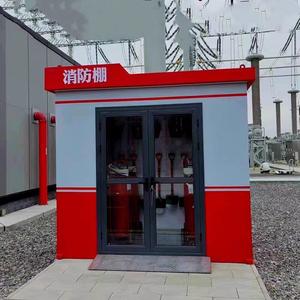 Sala di guardia mobile del capannone di vendita con struttura in acciaio prefabbricata per protezione di sicurezza - Product Image 3